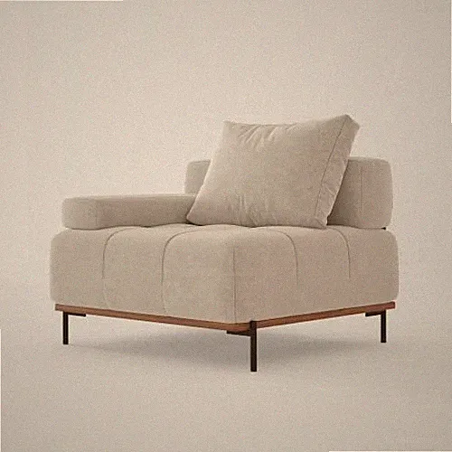 ACANVA CONVERTIBLE MODULAR SECTIONAL SOFA, MID-CENTURY MODERN MINIMALIST