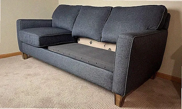 Accordion Sofa Cushion Repair - 60" Adjustable High-Density Foam - Made in USA