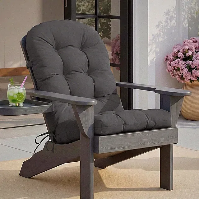 Adirondack Chair Cushion with Non-Slip & Waterproof, 44x19x4 Inch Thick High Bac