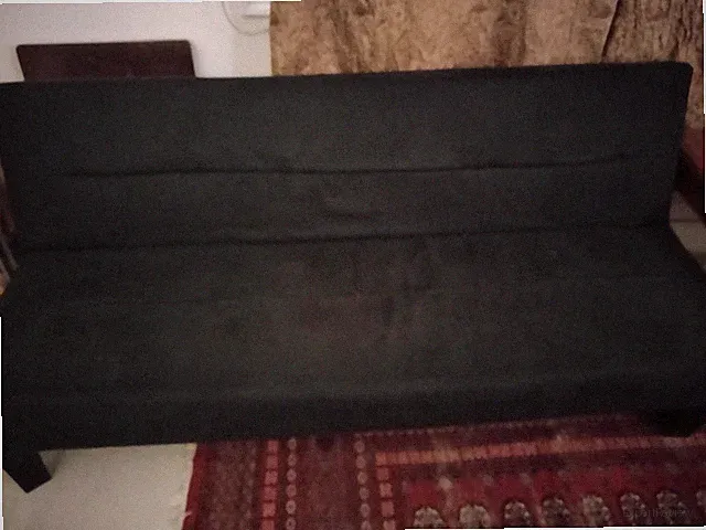 Adjustable Futon Sofa Bed Convertible . black futon 2 years old used sparingly