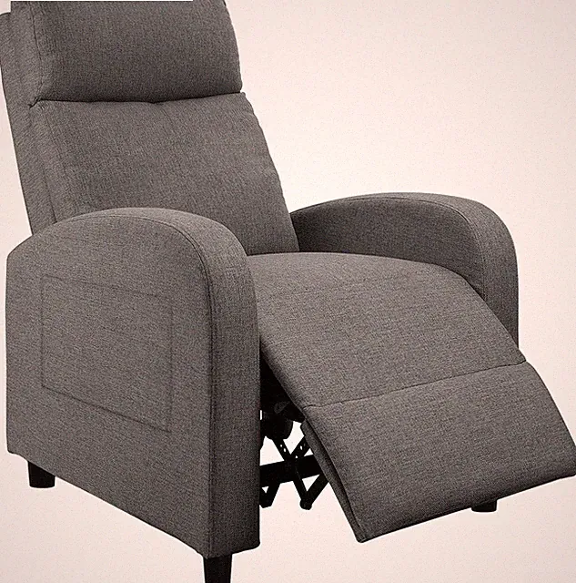 Adjustable Home Theater Single Recliner Sofa Furniture w/Thick Cushion US STOCK