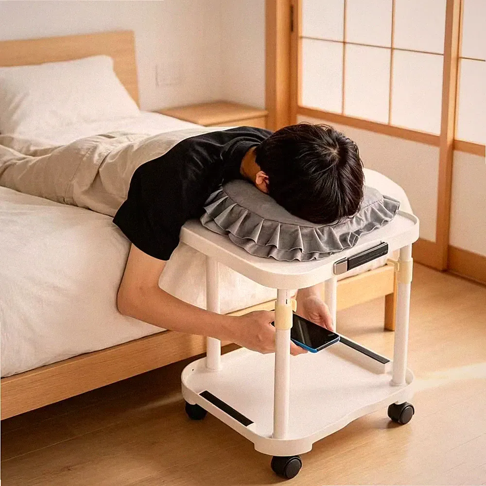 Adjustable Massage Headrest for Bed & Sofa, Perfect for Post-Surgery Comfort