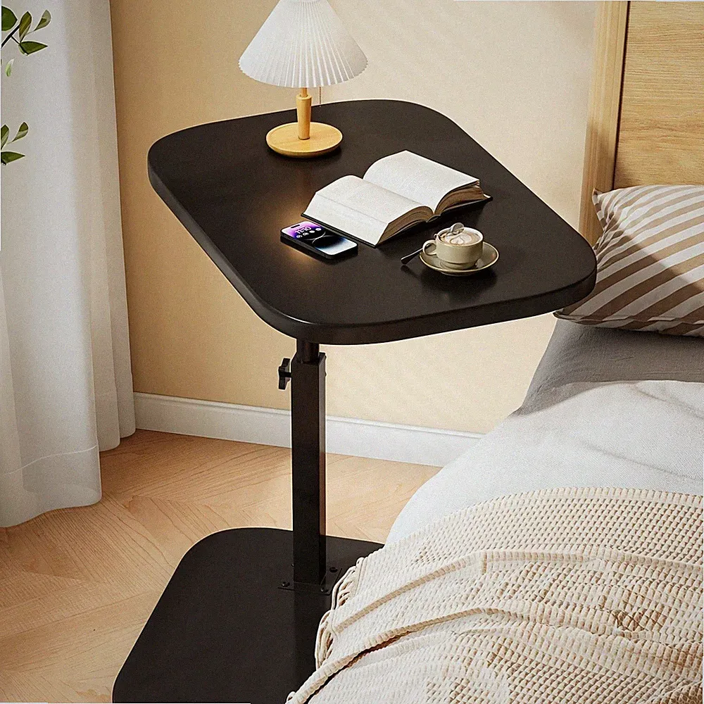 Adjustable Mobile Folding Laptop Side Table for Sofa Bed Home Office Use