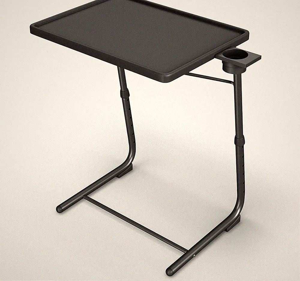 Adjustable TV Tray Table Portable Folding Laptop Desk Dinner Bed Sofa Tray Table