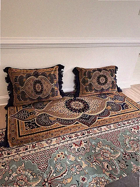 Afghan TOSHAK Mattress Covers Blue