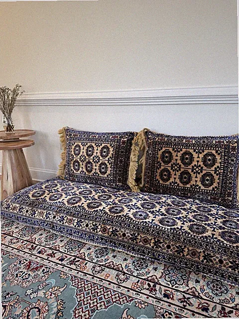 Afghan Toshak Mattress Covers , Toshak Cover, Majlis Cover, Brown Toshak