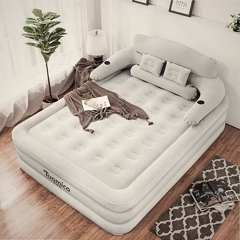 Air Mattress Sofa Bed For Outdoor Indoor Portable Inflatable Couch Queen Size