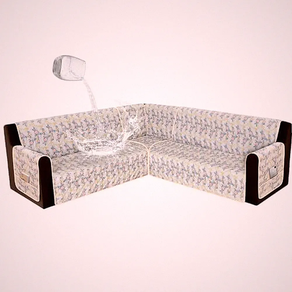 ALIECOM Couch Covers for Sectional Sofa 1OO% Waterproof L Shape Sofa Slipcove...