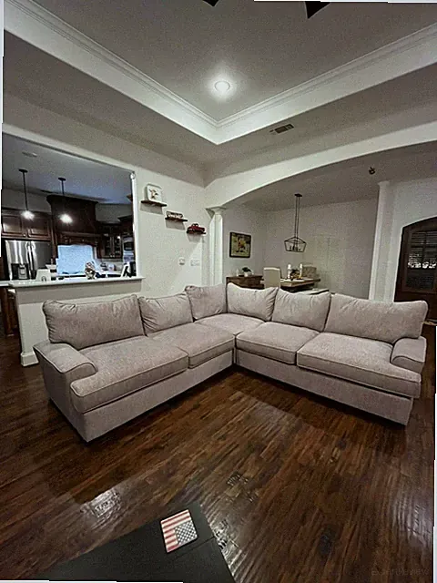 Alton Silvertone Stationary Sectional Sofa