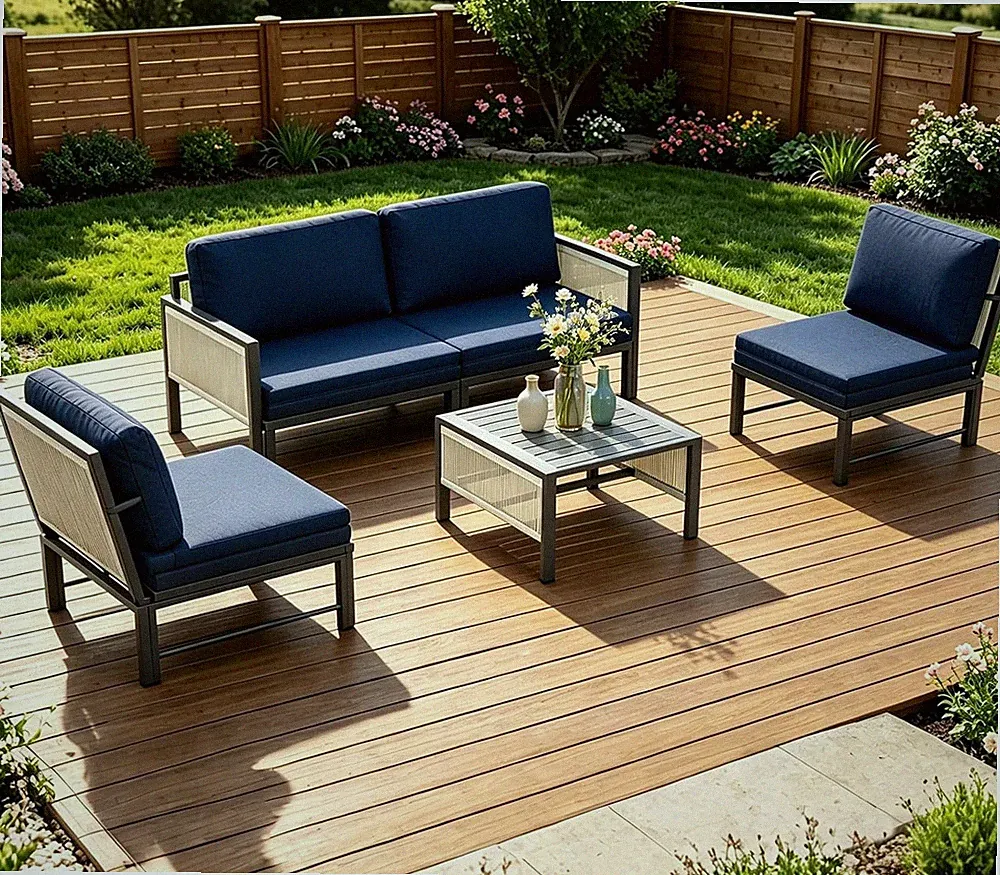 Aluminum Sectional Patio Sofa