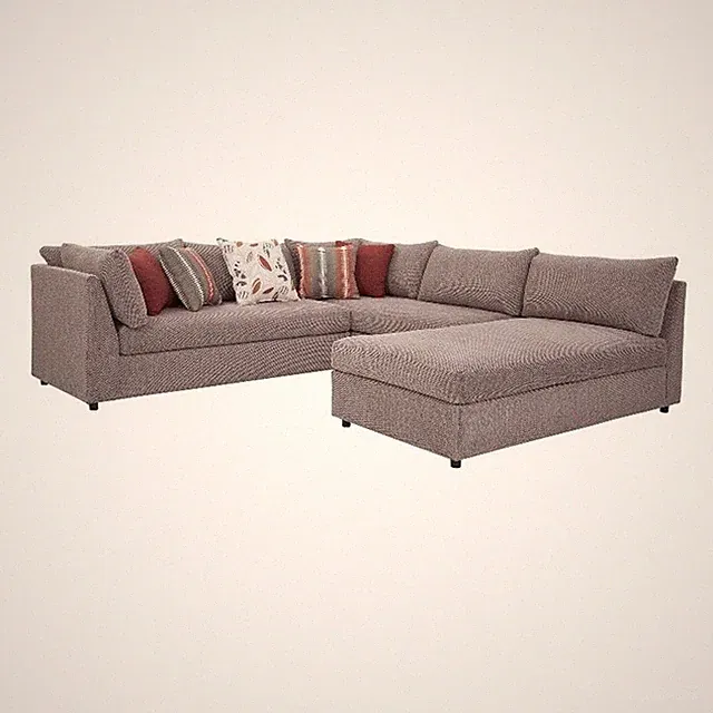 American Furniture Classics A322D-K Livingston L Shape Sectional Sofa w/Chaise