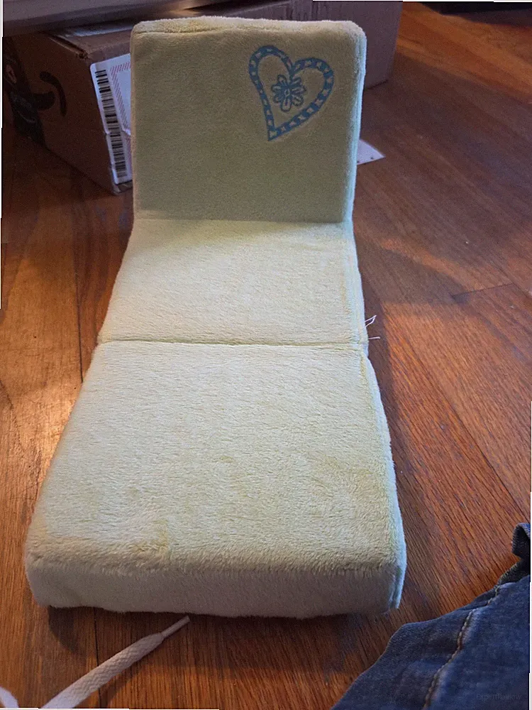 American Girl Doll Fold Out Green Sofa Bed Lounge Chair Sit-and-Sleep Chaise