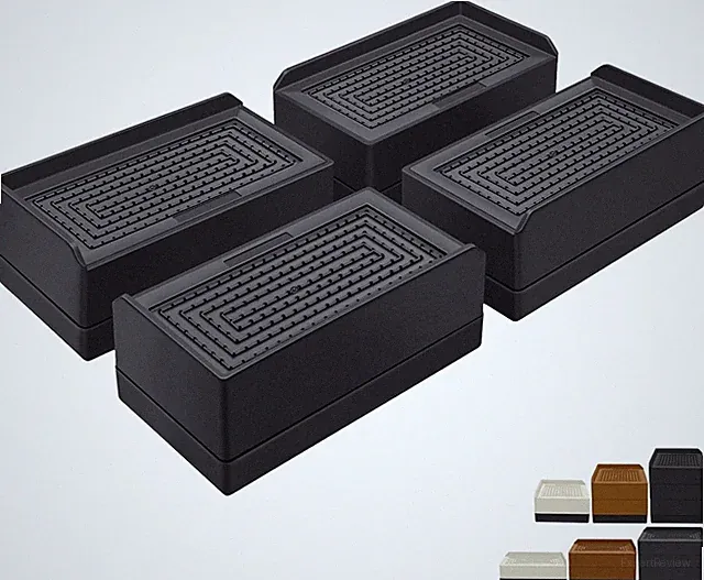 ANNKUT 1.5 Inch Furniture Risers, Rectangle Adjustable Risers Blocks for Bed Sof