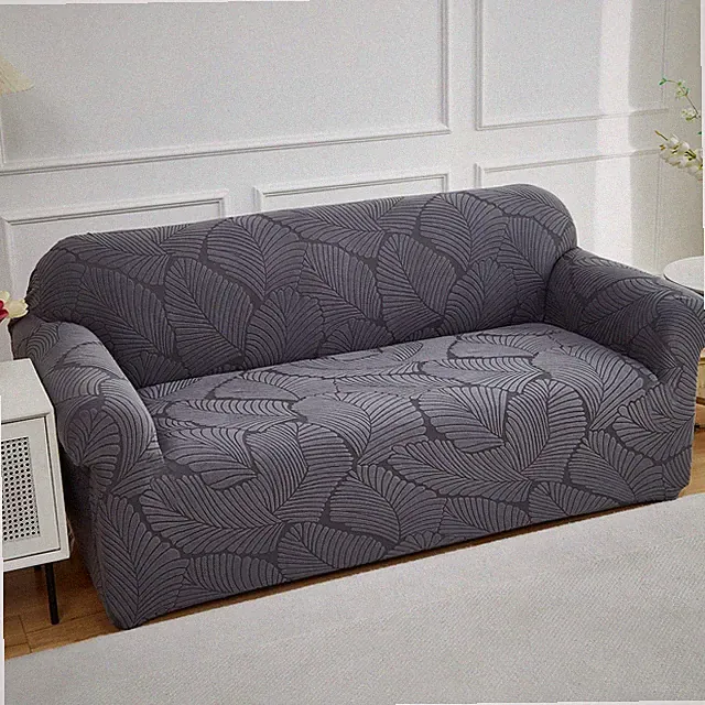 Anti Slip Cover with Foam Rods Elastic Stretch Sofa Protector Fit 1/2/3/4 Seats