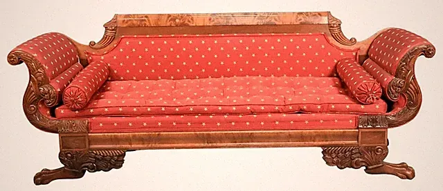 Antique Federal Mahogany Sofa