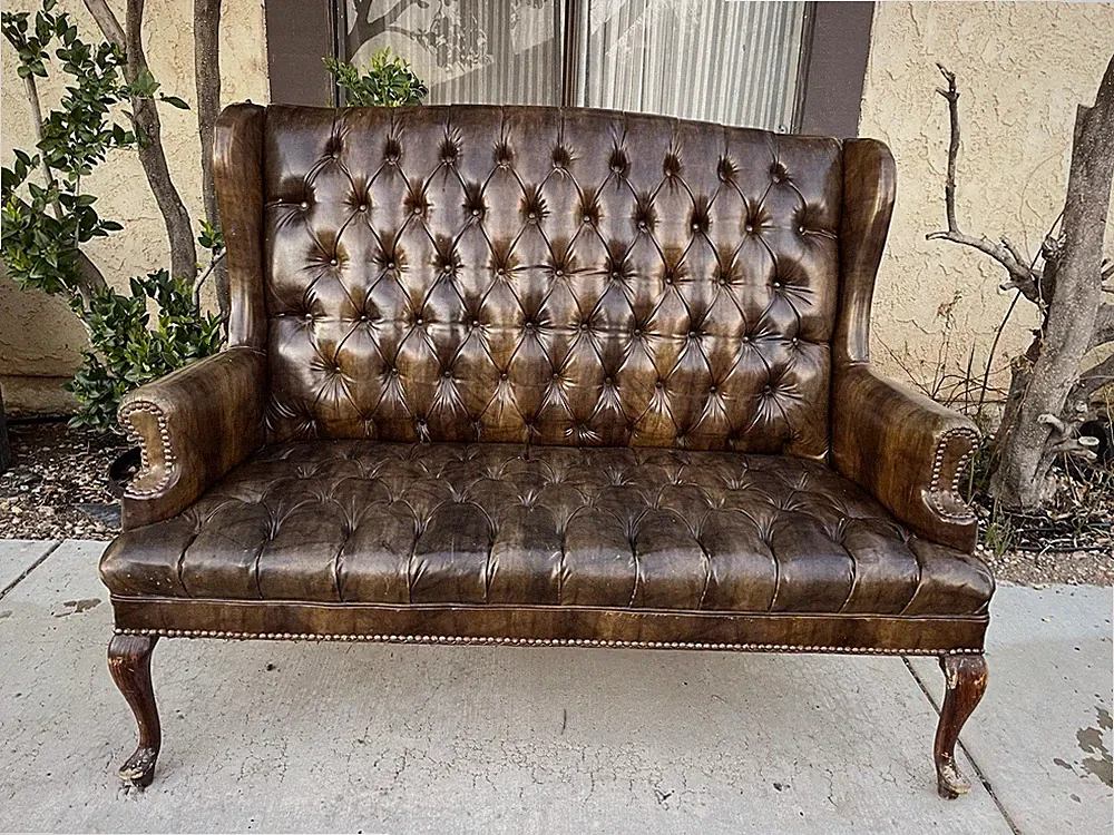 Antique Leather Couch