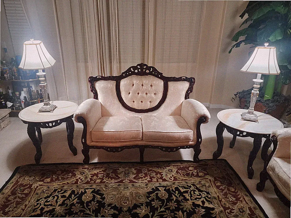 Antique Victorian Style Living Room Couch Set, Check Description for Details
