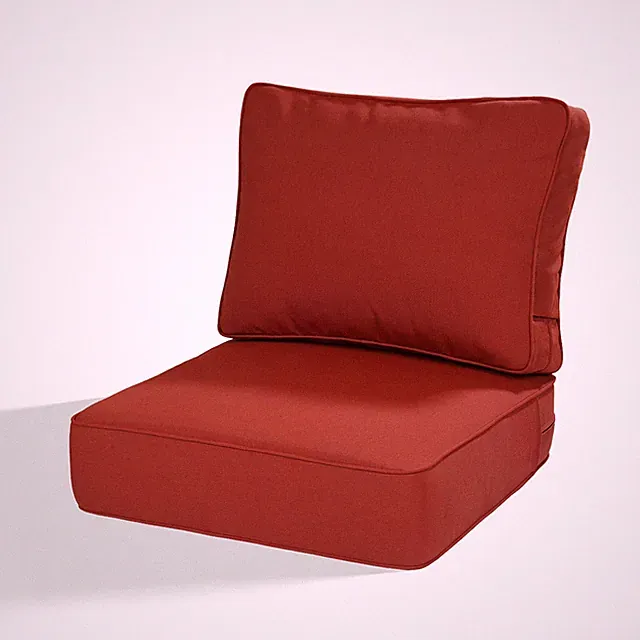 Aoodor Sunbrella Outdoor Patio Chair Cushions Set with Individual Pocket Springs