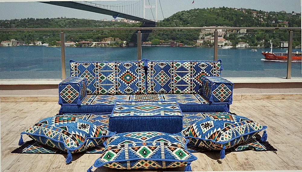 Arabic Floor Sofa, Sectional Sofa, Loveseat, Sofa Set, Moroccan Living Room Sofa