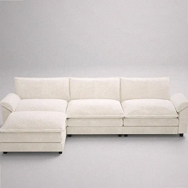 Arlynda 4 - Piece 118.9" L-Shaped Upholstered Sectional Sofa Couch