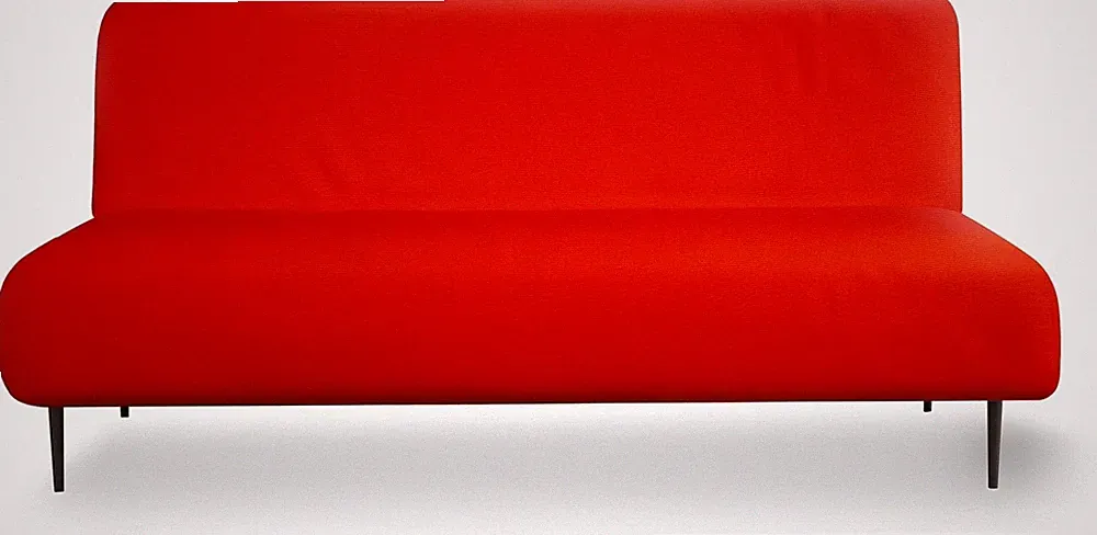 Armless Futon Cover - Easy to Install Stretch Sofa Bed Slipcover, Soft Elastic