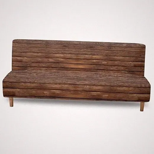 Armless Sofa Futon Slipcovers Premium Stretch Fabric Sofa Couch Bed Brown Wood