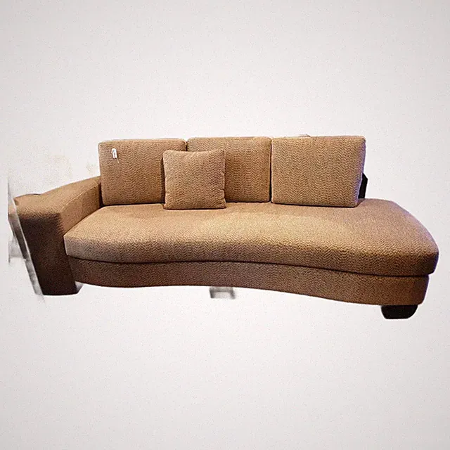 Art Deco Style Couch w/ Built in Table on Back