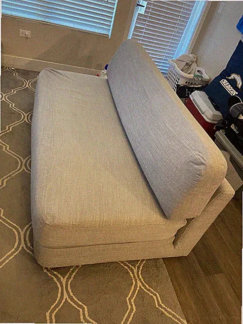 Article Couch, Gray, Used (good condition), 65in wide, 35in depth, 30in height