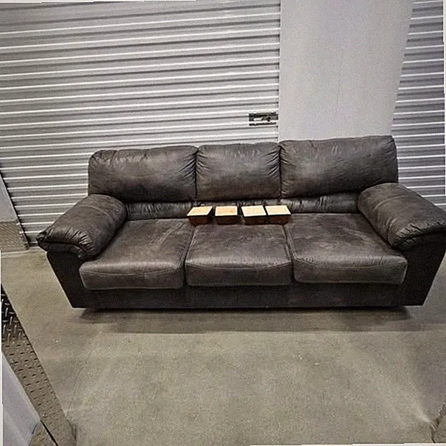 ​Ashley Darcy Sofa Charcoal, 3 Seater (85" x 39" x 38")