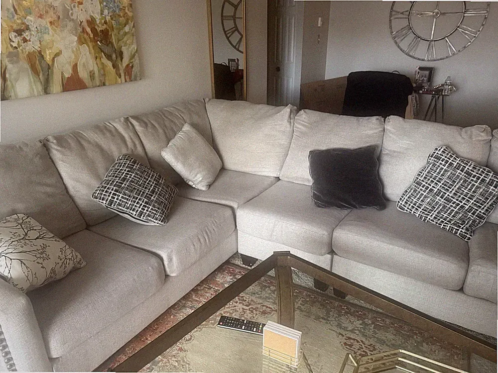 Ashley Furniture Modular Comfy Living Room Sectional Sofa, L Shape Couch