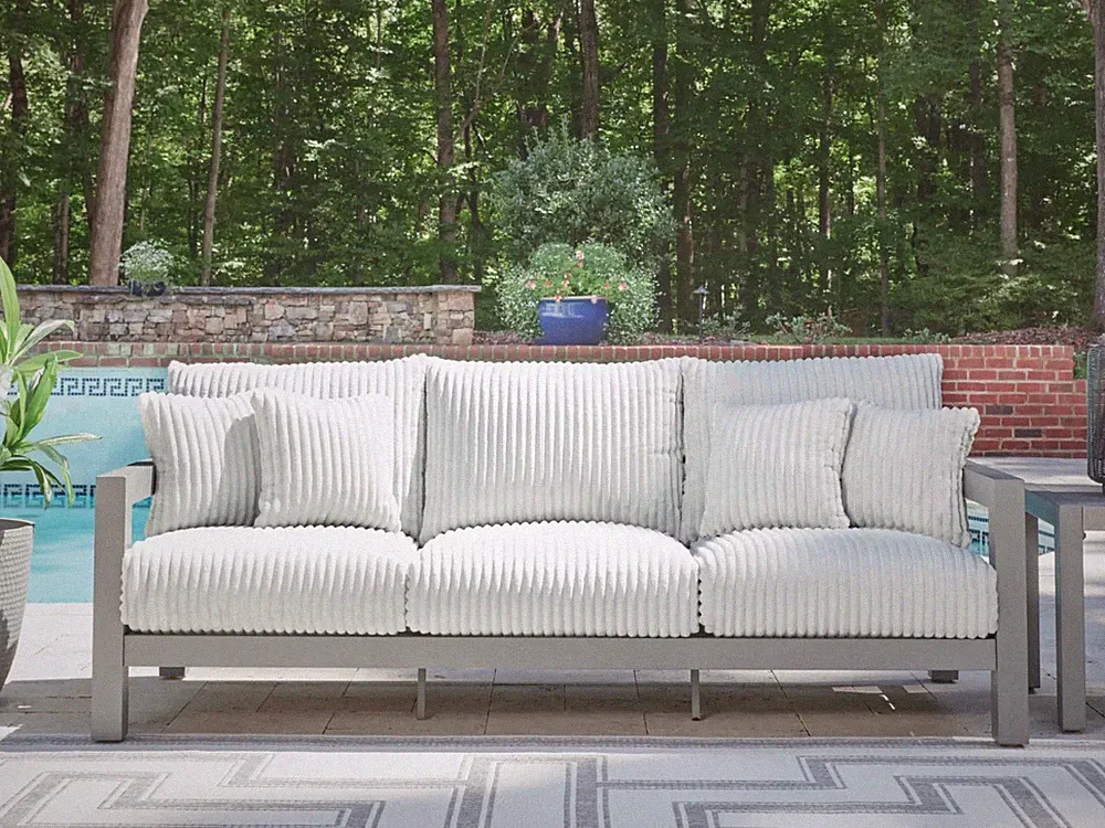 Ashley Furniture Moonlight View Outdoor Sofa with Cushion - P695-838