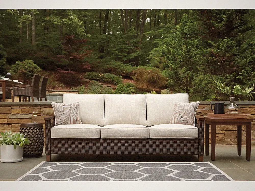 Ashley Furniture Paradise Trail Outdoor Sofa - P750-838