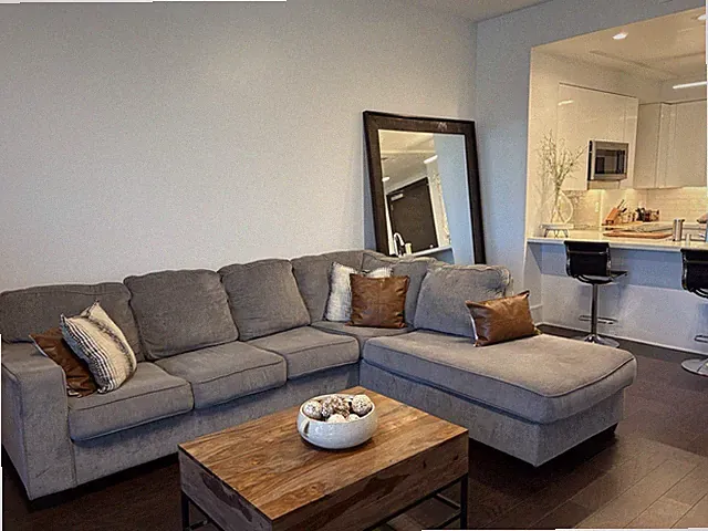 Ashley Furniture Sectional Sofa Couch Light Gray