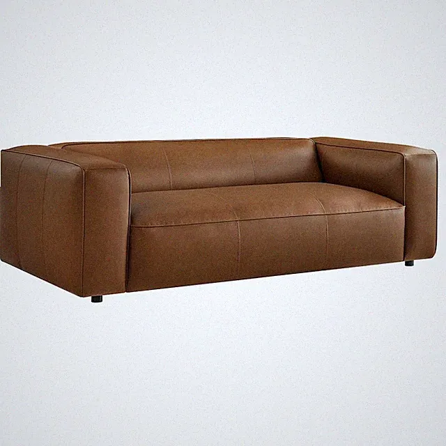 Auren Upholstered Vegan Leather Sofa