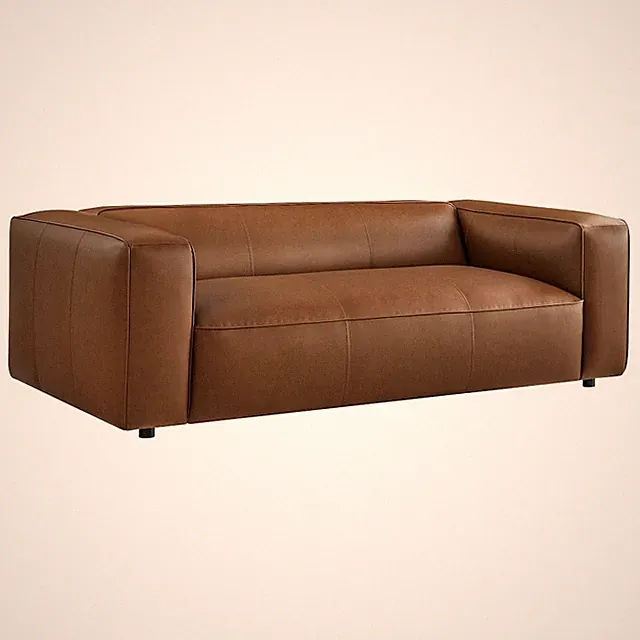 Auren Upholstered Vegan Leather Sofa