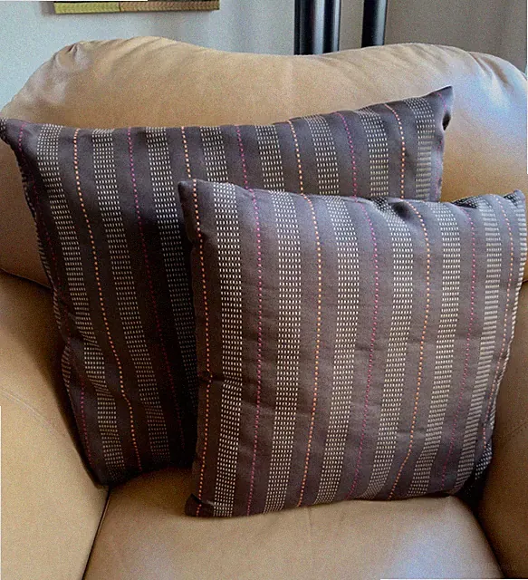 Autumn/Fall Colors Sofa Throw Pillows Heavy Duty Covers with Inserts, Set of 2