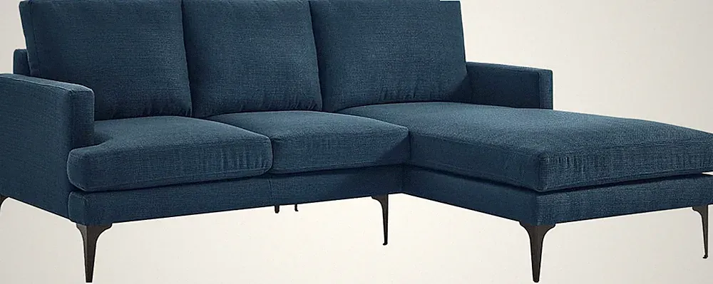 Azure Evermore Right-Facing Upholstered Sectional Sofa - Stylish Comfort