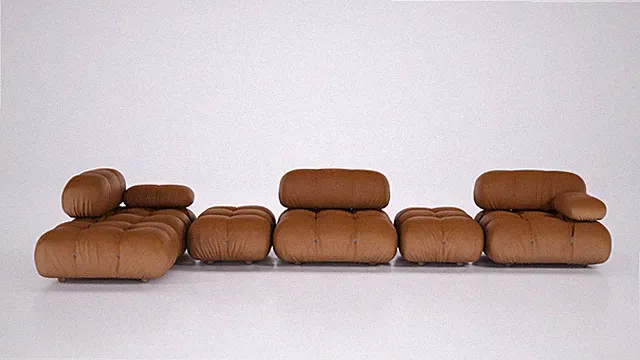 B &B Italia Camaleonda Leather Sofa Sectional *4 Month Delivery*