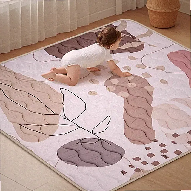 Baby Play Mat for Floor 50'' x 50'', Thicken Soft Padding Playmats for Plaype...
