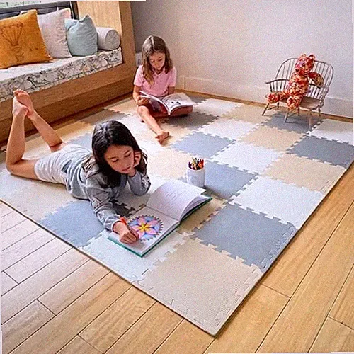 Baby Play Mat, Soft Foam Floor Tiles for Kids. Adjustable Interlocking Foam T...
