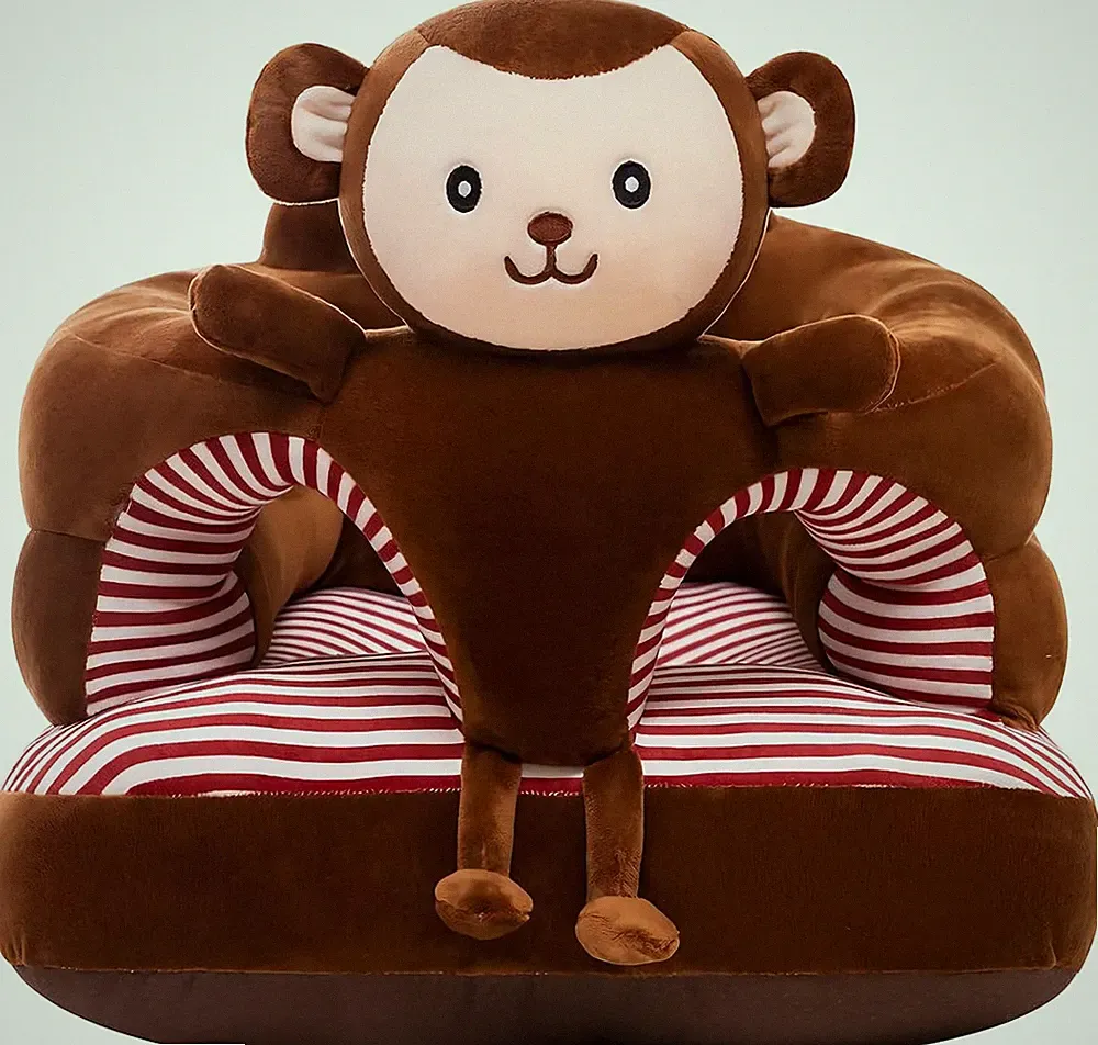 Baby Support Seat, Cute Baby Sofa Chair for Sitting Up, Comfy Plush Infant Seats