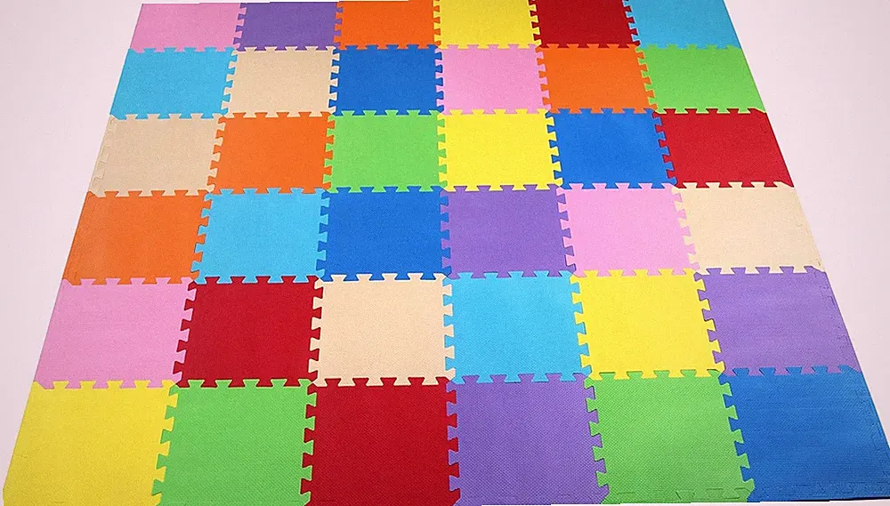 Balancefrom Foam Floor Tiles for Kids - Non-Toxic Comfortable Baby Play Mat and
