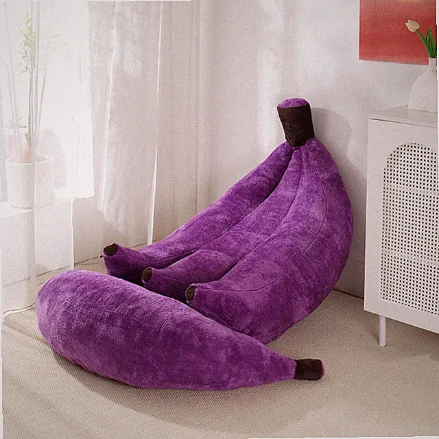 Banana Bean Bag Chair With Ottoman Floor Sofa Bed For Living Room Bedroom Teen
