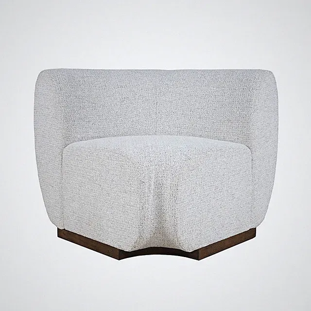 Banquette Upholstered Sectional Corner Wedge Seating with Performance Fabric