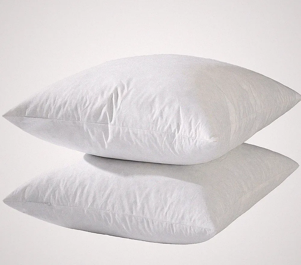 basic home® Hotel-Style Goose Feather Down Euro Pillow Insert for Sofa & Bed...
