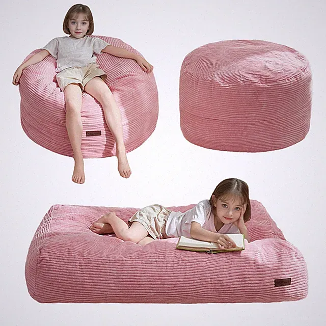 Bean Bag Chair Bed for , Convertible Bean Bag Folds from Lazy Chair to Floor...