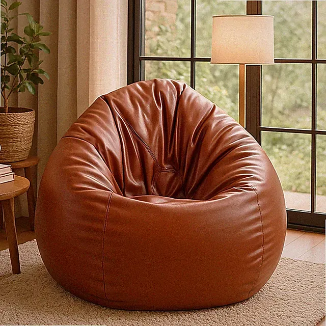 Bean Bag Chair Sofa without beans only cover Faux Leather XXXL For Homes Gift