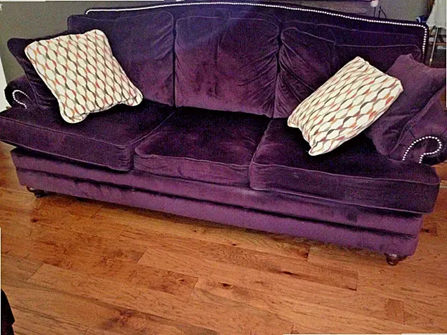 Beautiful, Purple Custom-Designed La-Z-Boy Sofa - Must See! Local Pickup Only.