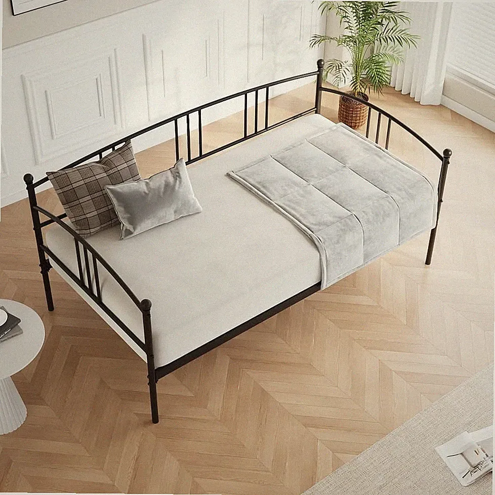Bed Frame,Metal Sofa Bed for Bedroom Living Room,Heavy Duty Platform Guest Bed