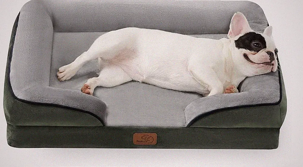 Bedsure Medium Orthopedic Dog Bed Sofa Washable Removable Cover 28"X23"X6.5"